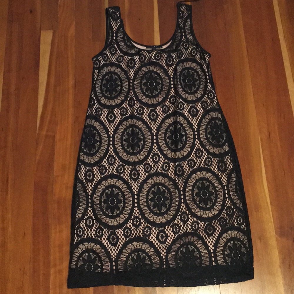 Tiana B size medium black and pink dress